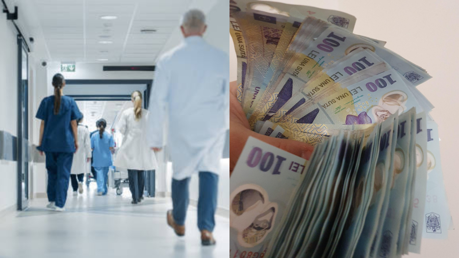 Cât câștigă medicii și asistenții din spitale. Salariile ajung la peste 22.000 de lei net