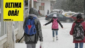 ULTIMA ORĂ! Se închid şcolile, din cauza viscolului! Unde se vor ţine cursuri online