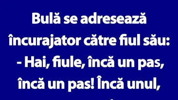 BANC | Bulă se adresează încurajator către fiul său