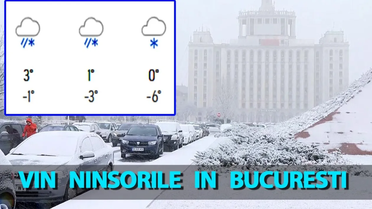 Meteorologii Accuweather anunță pe ce dată vin ninsorile în București, de fapt. Prognoza actualizată pentru iarna 2024/2025