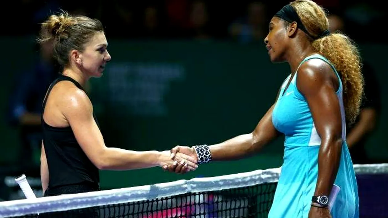 Ce reacție a avut Serena Williams după ce a lovit-o din greșeală pe Simona Halep