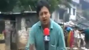 VIDEO Nu ai mai ras de mult asa! Cel mai ciudat reportaj transmis de o televiziune! PE CE sta acest reporter
