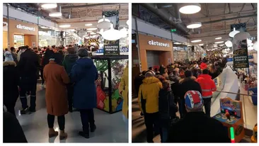 Mai multe persoane care stăteau la coadă într-un centru comercial din Craiova au fost amendate, pentru că nu au respectat distanțarea fizică