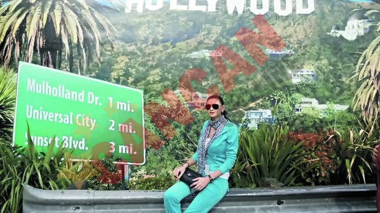 Ramona Gabor s-a distrat la Hollywood