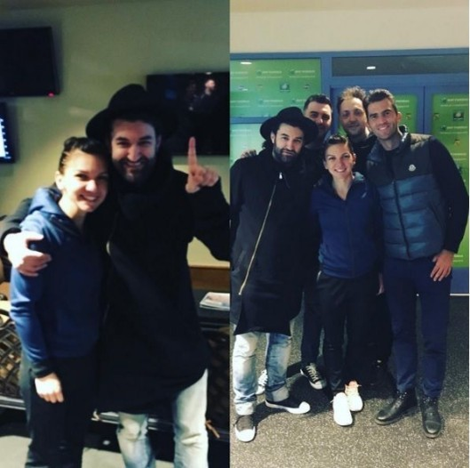 Asta ar putea fi BOMBA ANULUI! Smiley si Simona Halep formeaza un cuplu? VEZI IMAGINILE