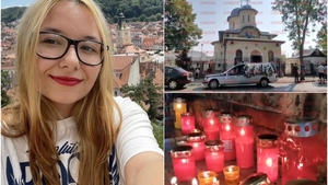 Imaginile durerii! Roberta, tânăra de 20 de ani ucisă de șoferul drogat în stațiunea 2 Mai, condusă pe ultimul drum. VIDEO