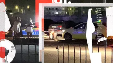 O tânără a căzut pe un taxi, după câteva mișcări lascive. S-a dat mare în parcare, dar s-a făcut de rușinea lumii!