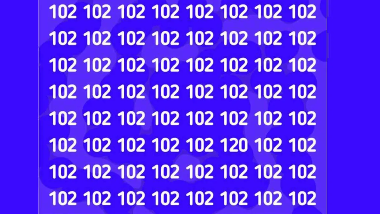 TEST IQ | Un singur număr nu are ce căuta în această imagine. Care?