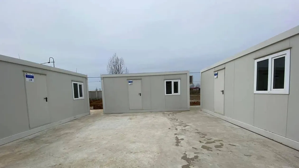 Modulele amenajate pentru suspecţii de coronavirus, care ar putea ajunge în ţara noastră prin Punctul de Trecere a Frontierei de la Porţile de Fier