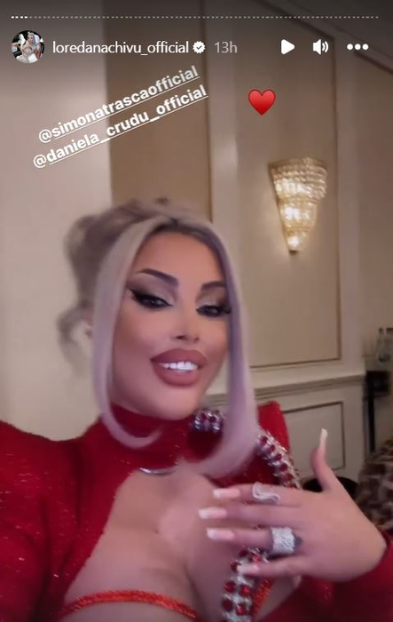 Loredana Chivu a purtat o rochie sexy la petrecere. Sursă foto: Instagram