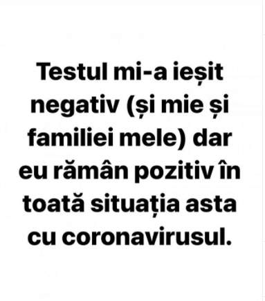 Codin Maticiuc s-a vindecat de Covid-19.