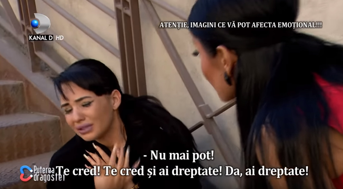 Bia de la Puterea Dragostei, criză de nervi! Ce a putut să facă bruneta sub privirile îngrozite ale colegilor