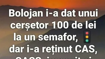 BANCUL ZILEI | Bolojan și cerșetorul