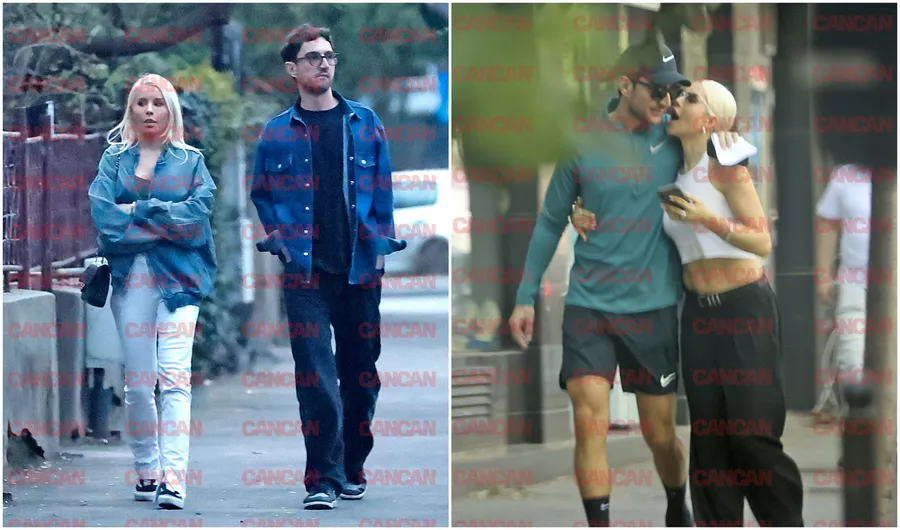 Carmen Grebenisan și iubitul acum (foto stânga) vs Carmen și iubitul acum trei luni