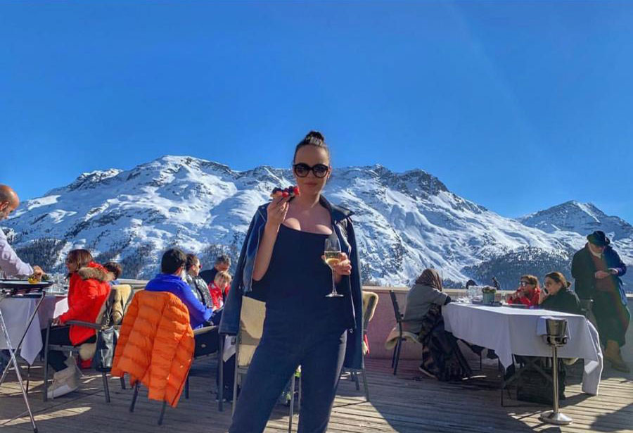 Barbie de România, la St. Moritz, Elveția