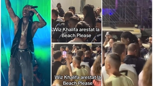 Selly a ştiut ce va face Wiz Khalifa la Beach, Please?! Imaginile care îi dau de gol