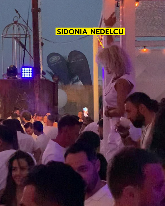 Blonda a oferit un adevărat spectacol privitorilor