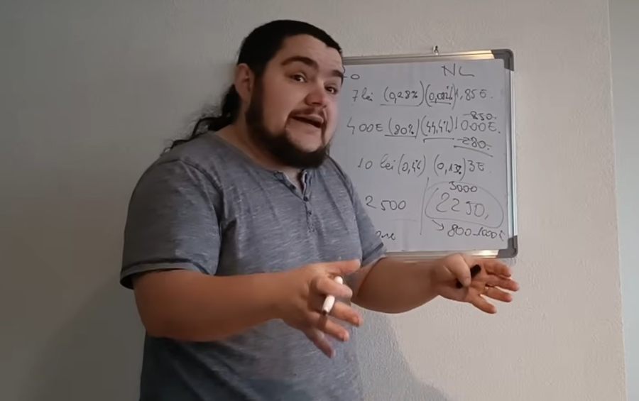 Marius Petre. SURSA: Youtube