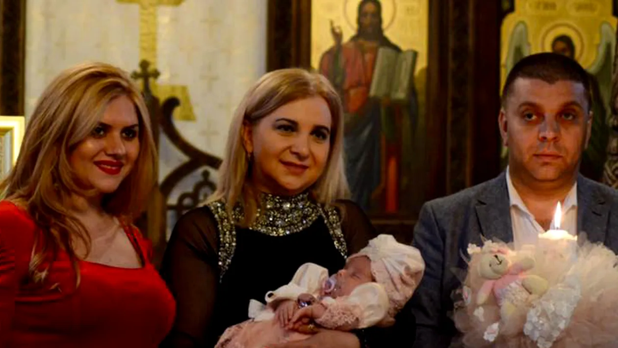 CARMEN ŞERBAN a dat 10.000 euro pentru a boteza o fetiţă! Imagini de la eveniment