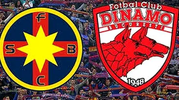 Derby de tradiţie FCSB - Dinamo! Partida a început 
