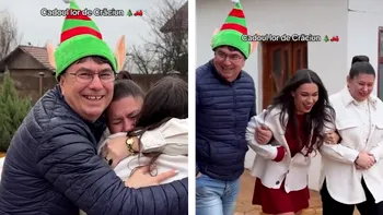 Ce cadou impresionant le-a făcut Mira părinților ei, de Crăciun. Au fost emoționați până la lacrimi!