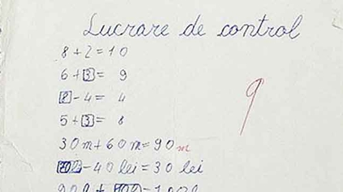 O fetita a socat toata scoala cu raspunsul ei! Cat fac 9 x 9? Vezi ce a scris in lucrare