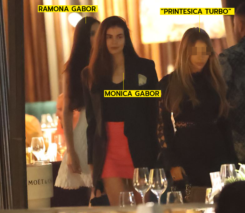 "Prințesica Turbo", alături de alte două "calificate", surorile Gabor (Foto: CANCAN.RO)