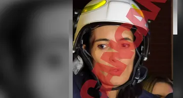 Incredibil! A luat costumul de pompier pentru o poză. Clotilde Armand n-a fost recunoscută de oameni!