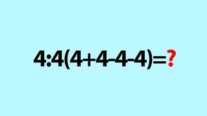 Testul IQ la care și geniile greșesc | Calculați 4:4(4+4-4-4)