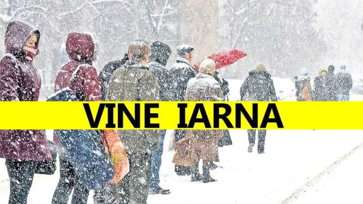 Vine iarna în România! Meteorologii anunță vânt puternic și ninsoare