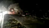 VIDEO. INCENDIU in Capitala! Au reusit sa se salveze in ultimul moment!