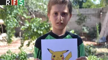 Cutremurător! Mesajele trimise de copiii din Siria omenirii: Sunt un  Pokémon,vino şi...