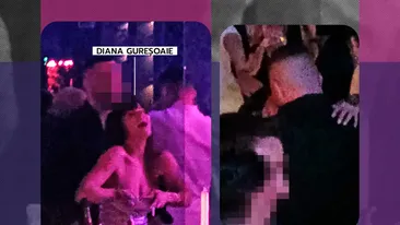 Diana Gureșoaie a reintrat în “joc”, iar CANCAN.RO a filmat-o în plină acțiune la NUBA. Săruturi, dans lasciv… + L-a înnebunit cu sânii!