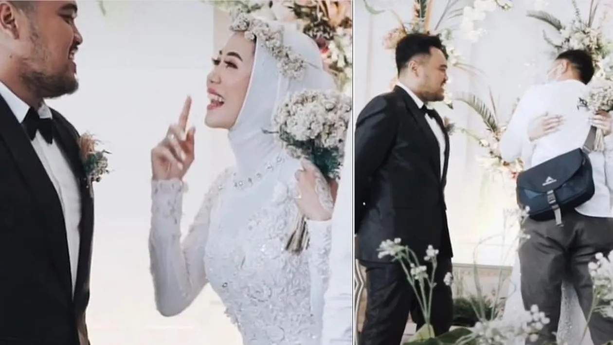 VIDEO | O mireasă și-a întrebat soțul în fața altarului dacă își poate îmbrățișa fostul iubit pentru ultima oară