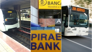 Programul de sărbători de la Metrorex şi RATB. Ce bănci vor fi deschise în această perioadă