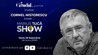 Marius Tucă Show începe marți, 08 noiembrie, de la ora 20.00, live pe gândul.ro