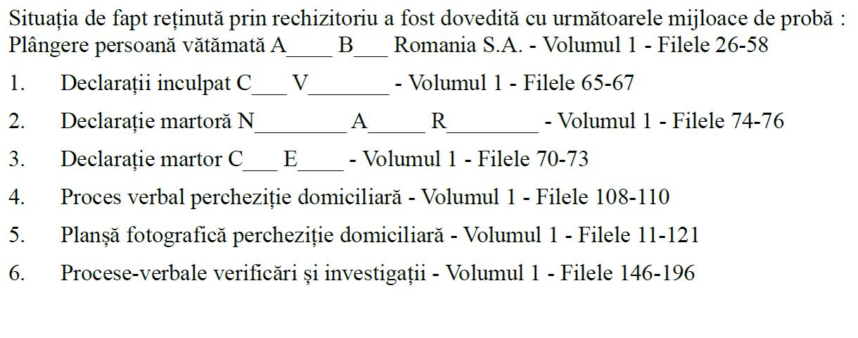 Declarațiile care l-au înfundat pe tânăr