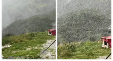 Fenomene meteo extreme: ninsoare în luna august, în România! Imaginile care te vor lăsa fără cuvinte