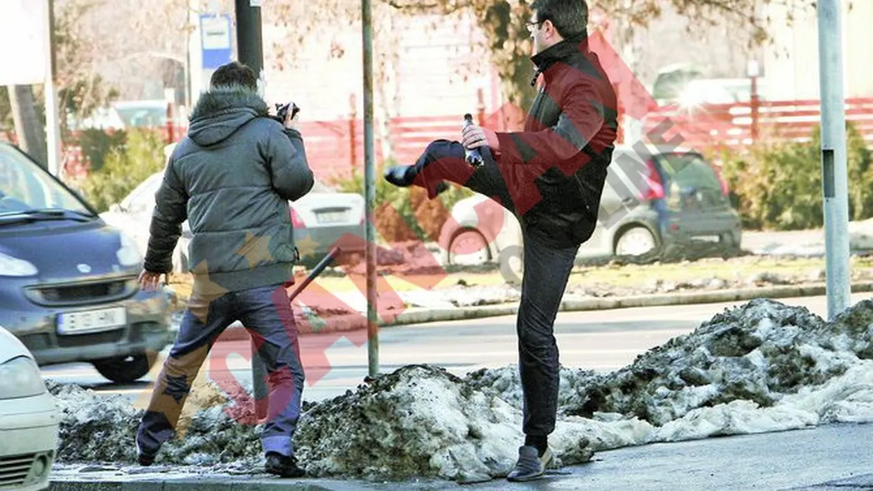 Fostul amant al Romanitei e din ce in ce mai violent! Le spun paparazzilor ca o sa ii bat pe unde ii prind