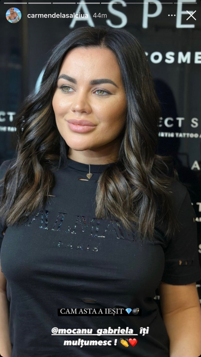 Noul look al artistei Carmen de la Sălciua (Sursă: Instagram)