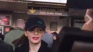 Monica Gabor, primele declaraţii după ce a aterizat în România