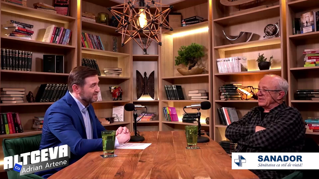 Podcastul poate fi urmărit integral pe canalul de YouTube ”ALTCEVA cu Adrian Artene” / (Sursa: Captură video)