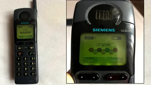 Tu mai ai așa ceva pe acasă? Cu câți lei se vinde acum celebrul Siemens S10, primul telefon color apărut în România