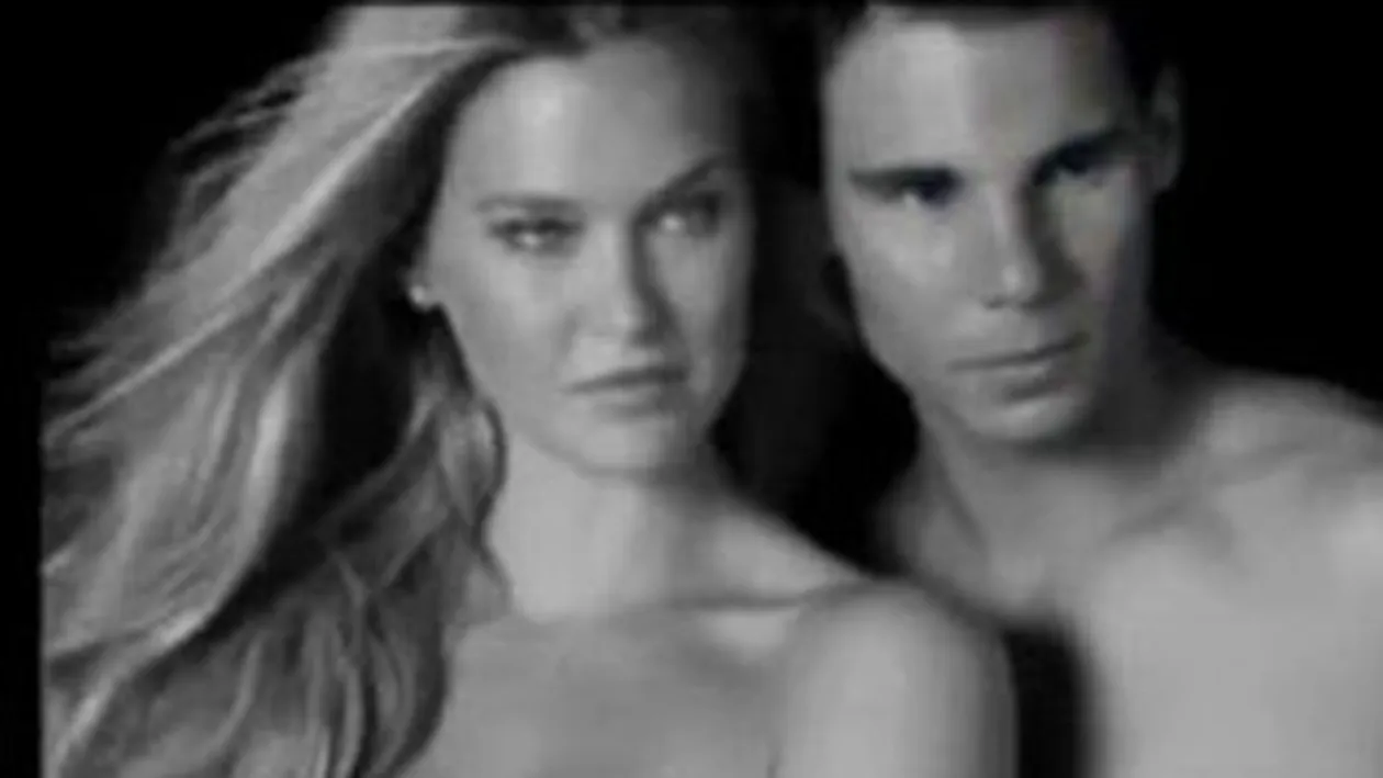 VIDEO Rafael Nadal si Bar Refaeli, intr-un pictorial sexy. Fosta iubita a lui Leo DiCaprio, in sanii goi!