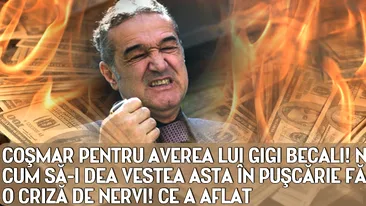 COSMAR PENTRU AVEREA LUI GIGI BECALI! NU AU STIUT CUM SA-I DEA VESTEA ASTA IN PUSCARIE FARA SA FACA O CRIZA DE NERVI! CE A AFLAT