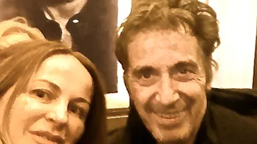 Delia Antal l-a întâlnit pe Al Pacino pe Broadway! Starul a felicitat-o pentru filmul ei: Ţinem legătura
