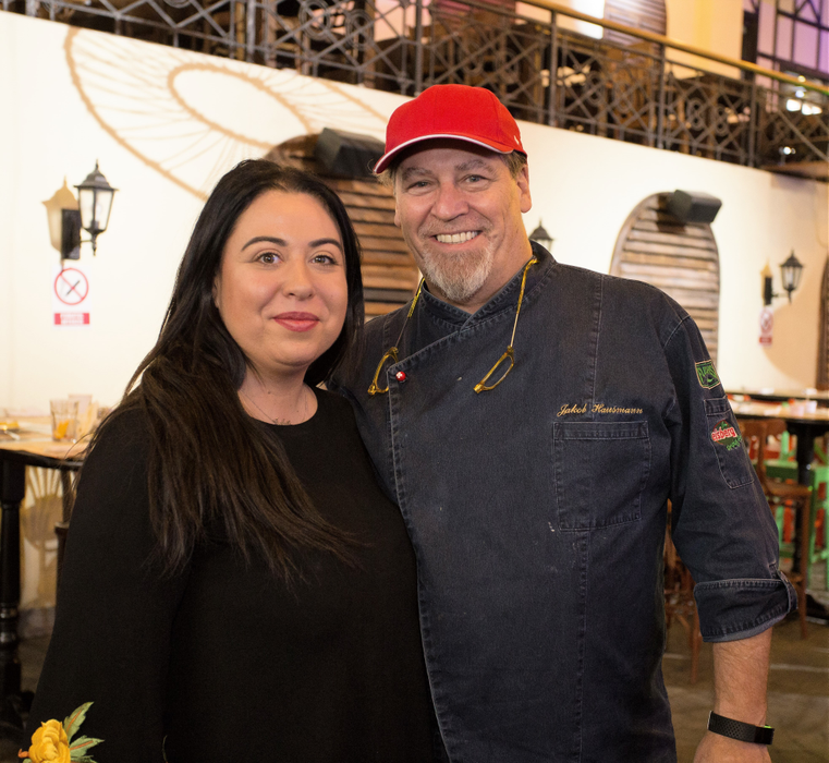 Oana Roman şi chef Jakob Hausmann