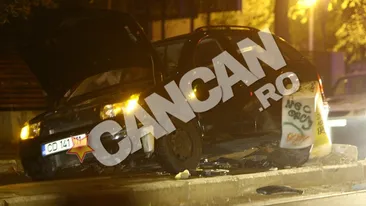 Tupeu de diplomat! Un secretar de la Ambasada Libiei a fugit dupa ce a facut prapad cu masina intr-un refugiu de tramvai din zona Iancului din Capitala!