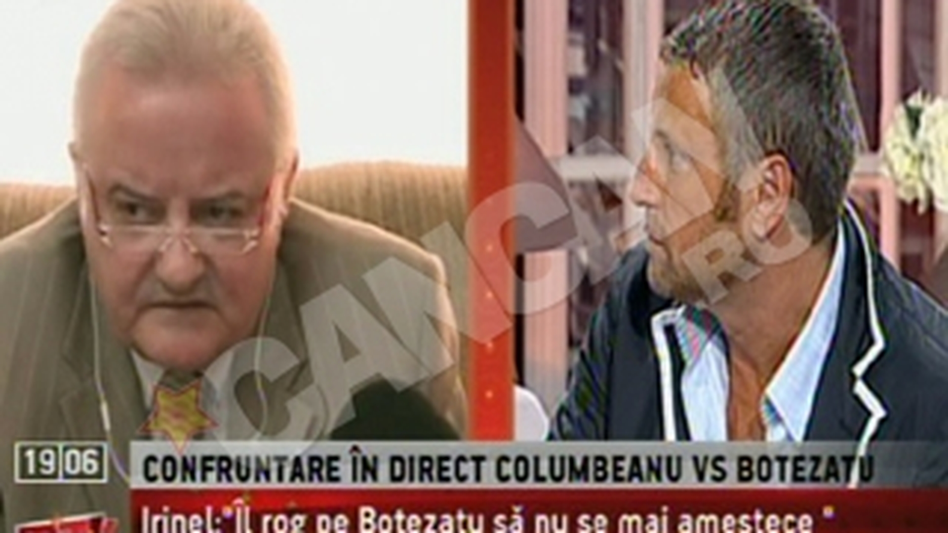 VIDEO Iri si Bote fata in fata la CANCAN TV: "Il rog pe Catalin sa nu mai dea sfaturi absolut stupide, sa nu se mai amestece in familia mea!"