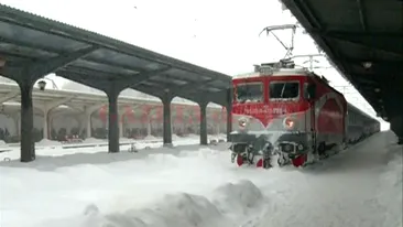 CFR Călători a anulat 46 de trenuri vineri dimineață, din cauza vremii neprielnice!